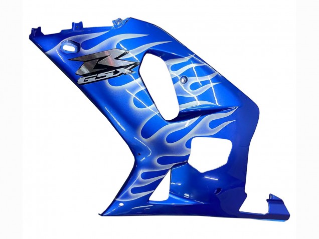 Acquista Carena Moto Suzuki GSXR 600 / GSXR 750 2001-2003 - Blu Bianco Fiamma