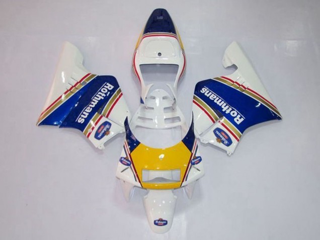 Acquista Carena Moto Honda NSR250R MC28 P4 1994-1996 - Bianco Blu Giallo Oro Rothmans