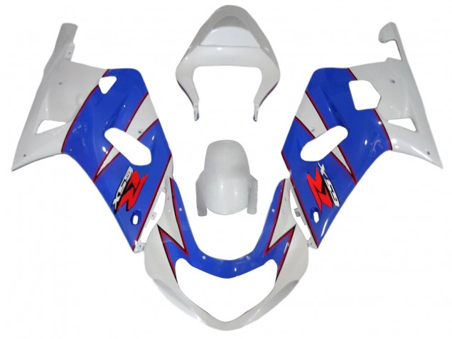Acquista Carena Moto Suzuki GSXR 600 / GSXR 750 2001-2003 - Bianco Blu Rosso