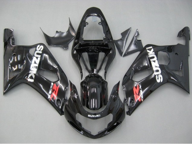 Acquista Carena Moto Suzuki GSXR 600 / GSXR 750 2001-2003 - Nero Lucido Rosso Bianco