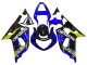 Acquista Carena Moto Suzuki GSXR 600 / GSXR 750 2001-2003 - Blu Giallo Nero Lucido