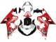 Acquista Carena Moto Suzuki GSXR 600 / GSXR 750 2001-2003 - Rosso Bianco Nero Lucido