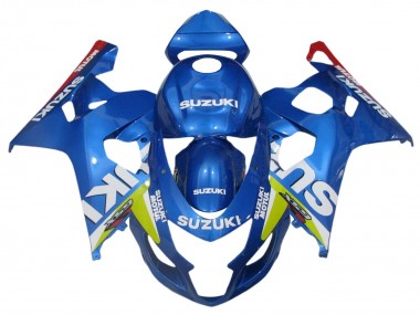 Acquista Carena Moto Suzuki GSXR 600 / GSXR 750 2004-2005 - Blu Verde Rosso Motul