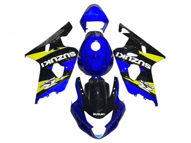 Acquista Carena Moto Suzuki GSXR 600 / GSXR 750 2004-2005 - Blu Giallo Nero