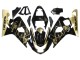 Acquista Carena Moto Suzuki GSXR 600 / GSXR 750 2004-2005 - Nero Lucido Oro Corona