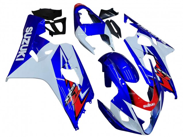Acquista Carena Moto Suzuki GSXR 600 / GSXR 750 2004-2005 - Bianco Blu Rosso