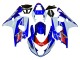 Acquista Carena Moto Suzuki GSXR 600 / GSXR 750 2004-2005 - Bianco Blu Rosso