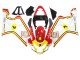 Acquista Carena Moto Suzuki GSXR 600 / GSXR 750 2004-2005 - Bianco Rosso Giallo Michelin Texaon Heron 7
