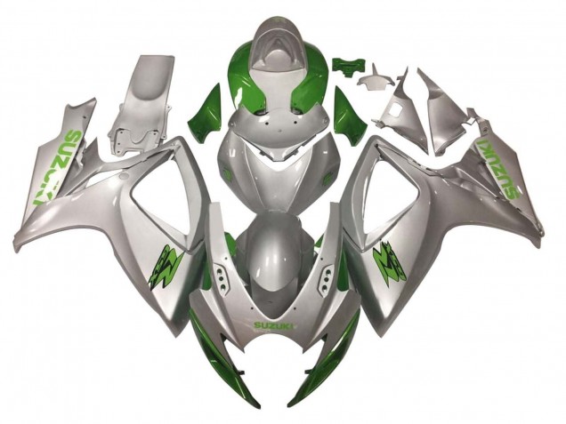 Acquista Carena Moto Suzuki GSXR 600 / GSXR 750 2006-2007 - Argento Verde