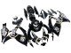Acquista Carena Moto Suzuki GSXR 600 / GSXR 750 2006-2007 - Nero Lucido Bianco Motul Lucky Strike
