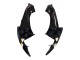 Acquista Carena Moto Suzuki GSXR 600 / GSXR 750 2006-2007 - Nero Lucido Bianco Motul Lucky Strike