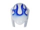 Acquista Carena Moto Suzuki GSXR 600 / GSXR 750 2006-2007 - Bianco Blu Fiamma