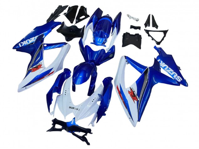 Acquista Kit Carena Moto Suzuki GSXR 600 / GSXR 750 2008-2010 - Blu Bianco Rosso