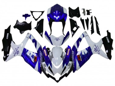 Acquista Carena Moto Suzuki GSXR 600 / GSXR 750 2008-2010 - Bianco Blu Nero Opaco Rosso Motul