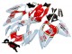 Acquista Carena Moto Suzuki GSXR 600 / GSXR 750 2008-2010 - Bianco Rosso Motul Lucky Strike