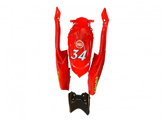 Acquista Carena Moto Suzuki GSXR 600 / GSXR 750 2008-2010 - Bianco Rosso Motul Lucky Strike