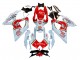 Acquista Carena Moto Suzuki GSXR 600 / GSXR 750 2008-2010 - Bianco Rosso Motul Lucky Strike