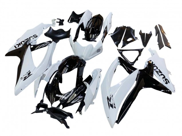 Acquista Carena Moto Suzuki GSXR 600 / GSXR 750 2008-2010 - Bianco Nero