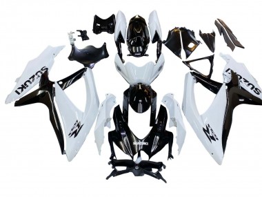 Acquista Carena Moto Suzuki GSXR 600 / GSXR 750 2008-2010 - Bianco Nero
