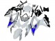 Acquista Carena Moto Suzuki GSXR 600 / GSXR 750 2008-2010 - Bianco Argento Blu Nero