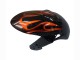 Acquista Carena Moto Suzuki GSXR 600 / GSXR 750 2008-2010 - Nero Lucido Arancia Fiamma