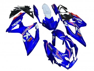 Acquista Carena Moto Suzuki GSXR 600 / GSXR 750 2008-2010 - Bianco Blu Rosa Ecstar Motul