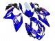 Acquista Carena Moto Suzuki GSXR 600 / GSXR 750 2008-2010 - Bianco Blu Rosa Ecstar Motul