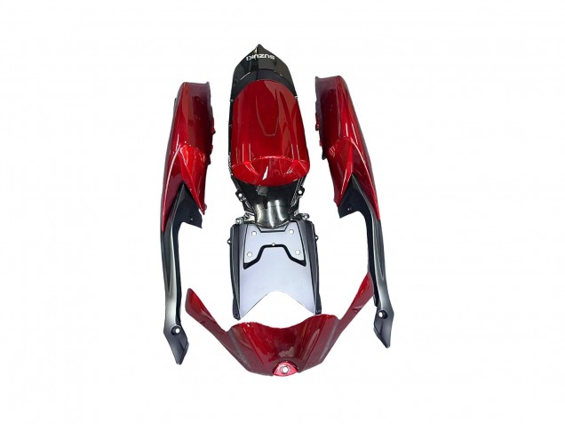 Acquista Carena Moto Suzuki GSXR 600 / GSXR 750 2008-2010 - Rosso Nero Lucido