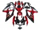 Acquista Carena Moto Suzuki GSXR 600 / GSXR 750 2008-2010 - Rosso Nero Lucido