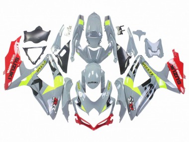 Acquista Carena Moto Suzuki GSXR 600 / GSXR 750 2008-2010 - Grigio Giallo Rosso