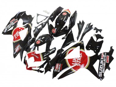 Acquista Carena Moto Suzuki GSXR 600 / GSXR 750 2008-2010 - Nero Lucido Rosso Bianco Motul Lucky Strike
