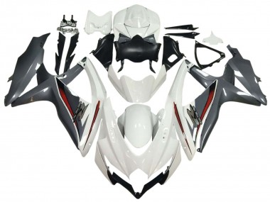 Acquista Carena Moto Suzuki GSXR 600 / GSXR 750 2008-2010 - Bianco Grigio Rosso