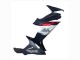 Acquista Carena Moto Suzuki GSXR 600 / GSXR 750 2011-2024 - Nero Lucido Forgiato Fibra di Carbonio Argento Rosso
