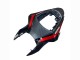 Acquista Carena Moto Suzuki GSXR 600 / GSXR 750 2011-2024 - Nero Lucido Forgiato Fibra di Carbonio Argento Rosso