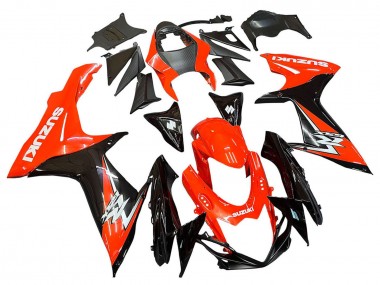 Acquista Kit Carena Moto Completo Suzuki GSXR 600 / GSXR 750 2011-2024 - Rosso Nero Lucido