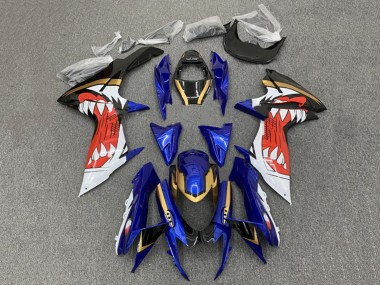 Acquista Carena Moto Suzuki GSXR 600 / GSXR 750 2011-2024 - Blu Oro Rosso Nero