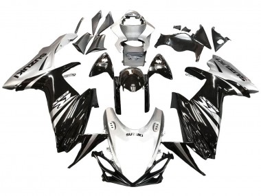 Acquista Carena Moto Suzuki GSXR 600 / GSXR 750 2011-2024 - Nero Lucido Argento