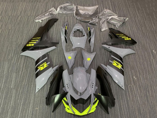 Acquista Carena Moto Suzuki GSXR 600 / GSXR 750 2011-2024 - Nardo Grigio Neon Giallo Nero