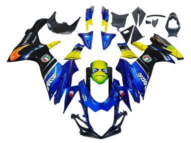 Acquista Carena Moto Suzuki GSXR 600 / GSXR 750 2011-2024 - Blu Giallo