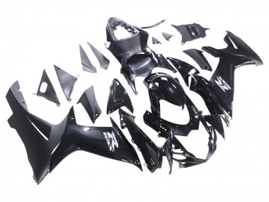 Acquista Carena Moto Suzuki GSXR 600 / GSXR 750 2011-2024 - Nero Lucido Nero Opaco Bianco Decal