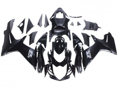 Acquista Carena Moto Suzuki GSXR 600 / GSXR 750 2011-2024 - Nero Lucido Nero Opaco Bianco Decal