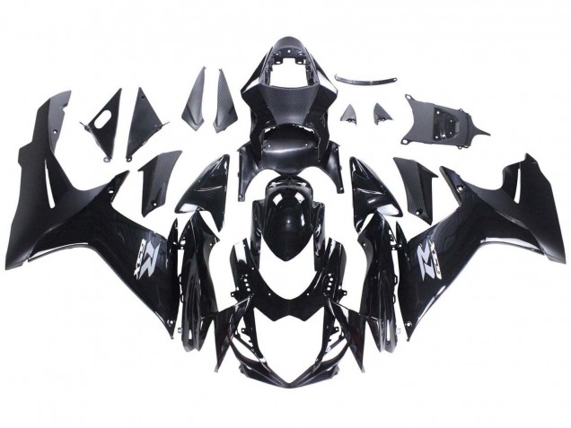 Acquista Carena Moto Suzuki GSXR 600 / GSXR 750 2011-2024 - Nero Lucido Nero Opaco Bianco Decal