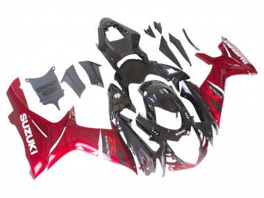 Acquista Kit Carena Moto ABS Suzuki GSXR 600 / GSXR 750 2011-2024 - Rosso Nero Lucido