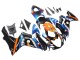 Acquista Carena Moto Suzuki GSXR 600 / GSXR 750 2011-2024 - Azzurro Chiaro Arancia Nero Bianco Squalo 46