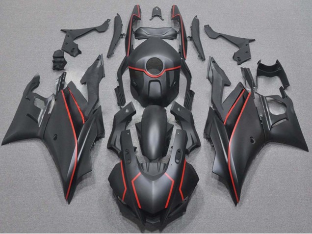 Acquista Carena Moto Yamaha YZF R3/R25 2019-2021 - Nero Opaco Rosso