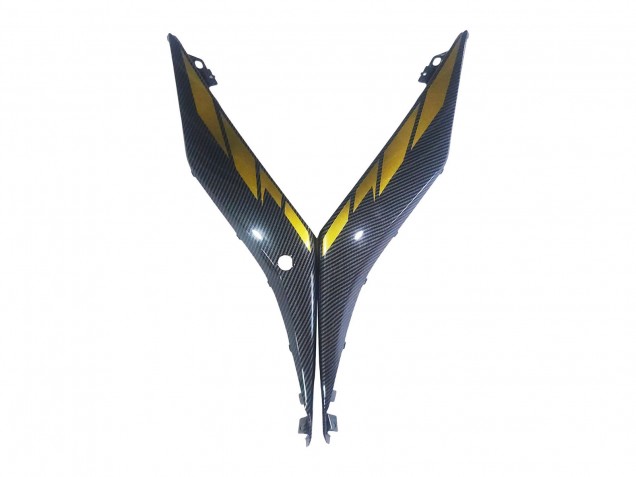 Acquista Carena Moto Yamaha YZF R3/R25 2019-2021 - Oro Nero Fibra di Carbonio
