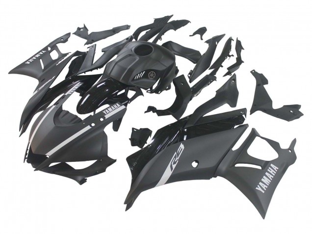 Acquista Carena Moto Yamaha YZF R3/R25 2019-2021 - Nero Opaco Argento