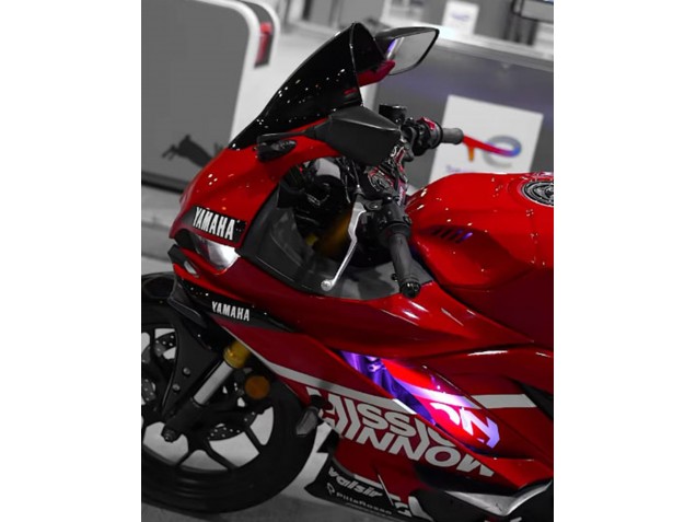 Acquista Carena Moto Yamaha YZF R3/R25 2019-2021 - Rosso Scuro Bianco Argento Nero Valsir