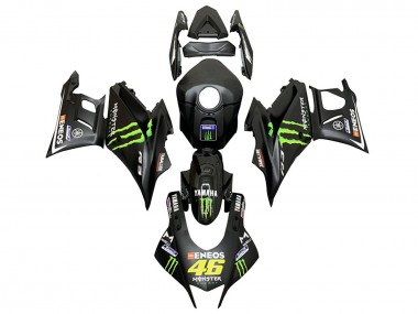 Acquista Carena Moto Yamaha YZF R3/R25 2019-2021 - Nero Verde ENEOS Mostro 46