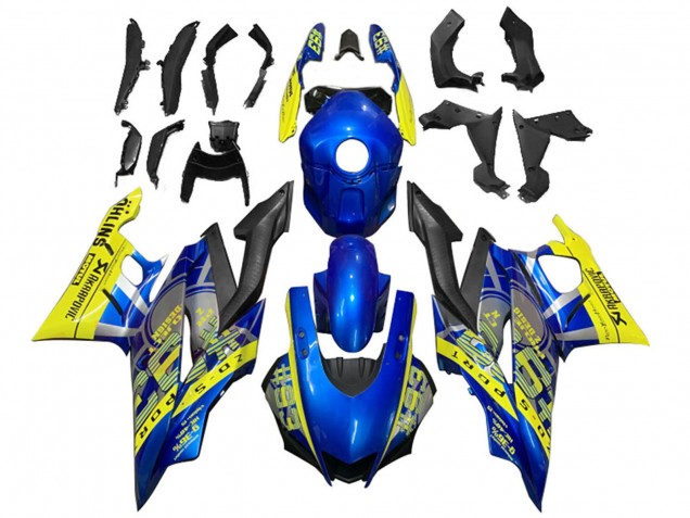 Acquista Carena Moto Yamaha YZF R3/R25 2019-2021 - Giallo Blu Nero Motul